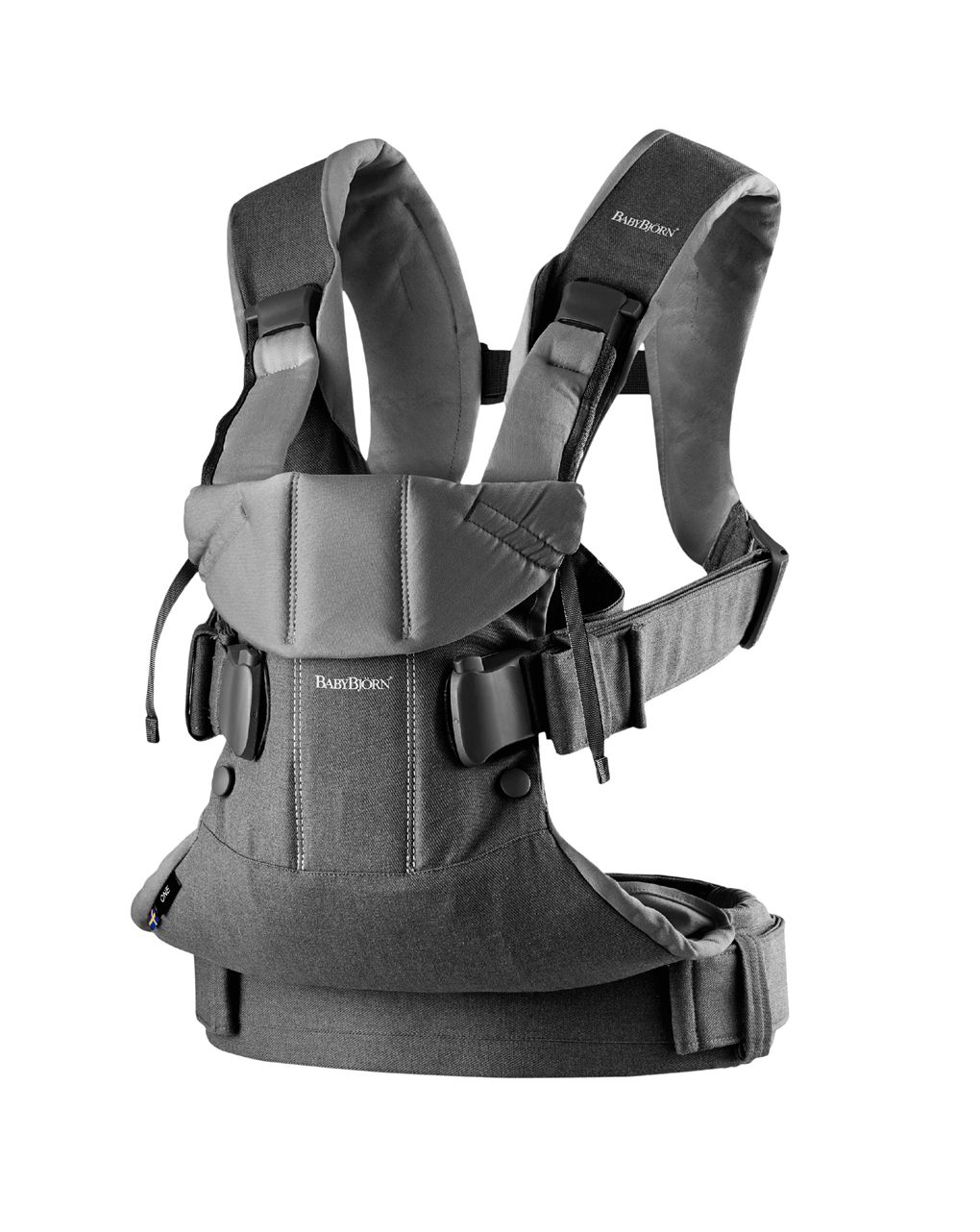 μαρσιπος baby carrier one denim grey/dark grey co - Baby Bjorn
