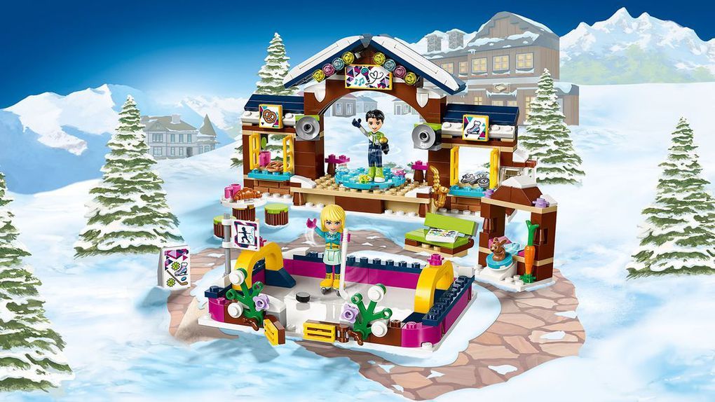 Lego friends παγοδρομιο στο χειμερινο θερετρο - LEGO
