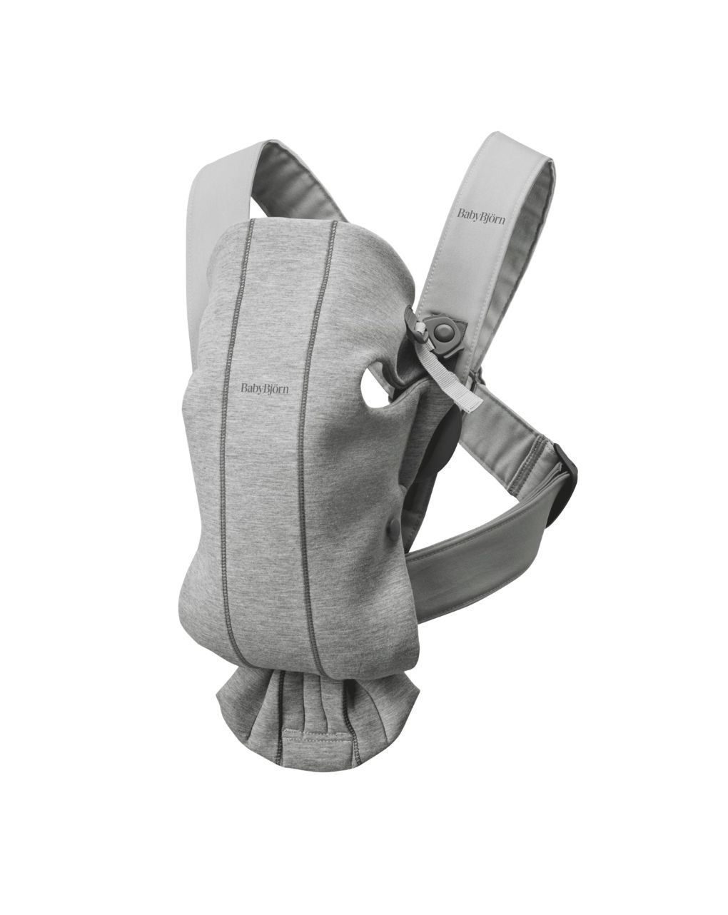 Babybjörn μάρσιπος mini 3d jersey light grey 021072