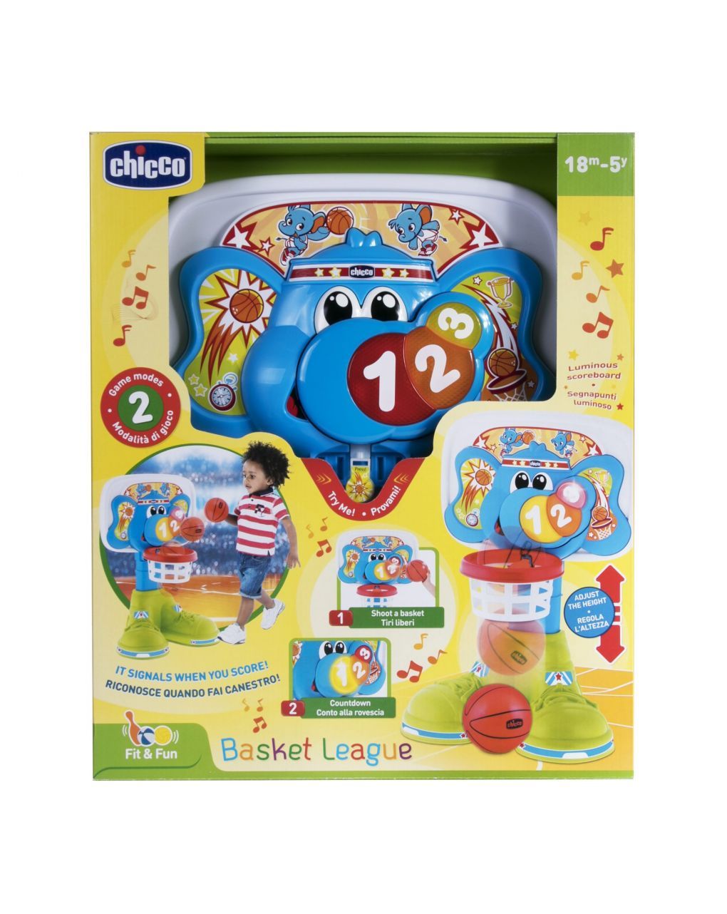 Chicco χαρούμενη μπασκέτα z01-09343-00 - Chicco