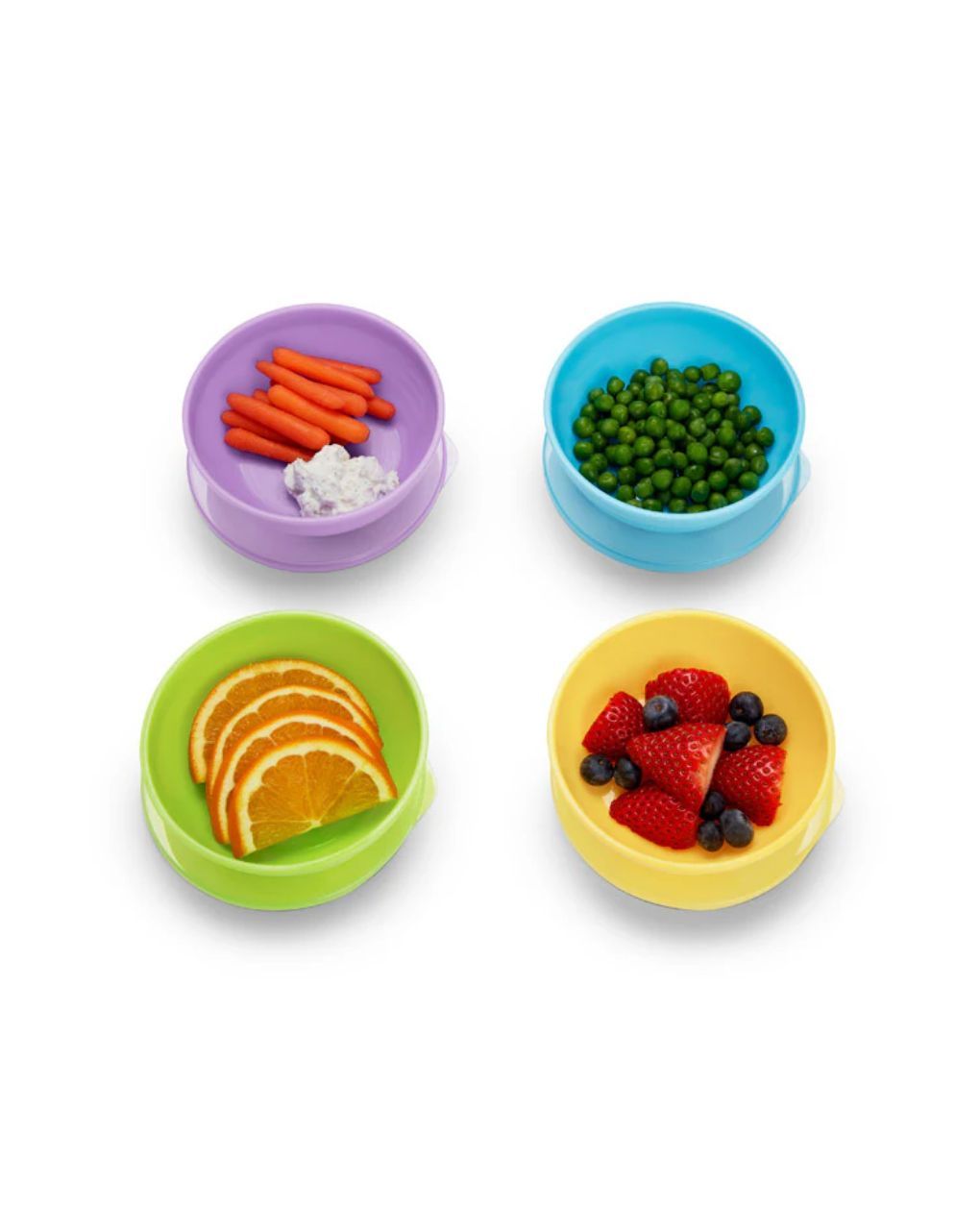 Munchkin love a bowls σετ 4 μπολ φαγητού και 2 κουταλάκια 12106 - Munchkin