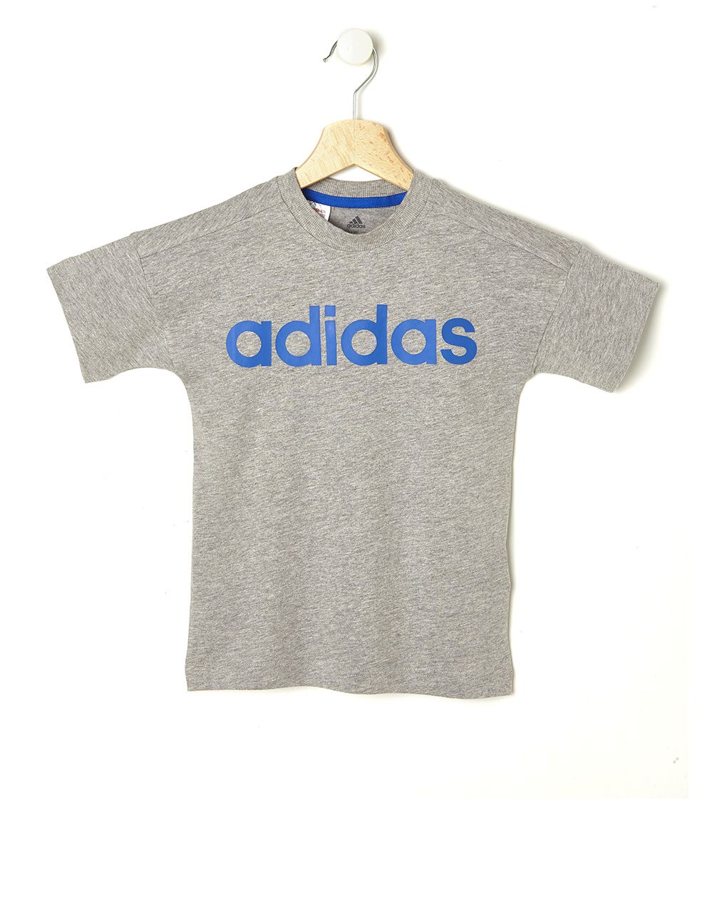 T-shirt γκρι melange adidas - Adidas