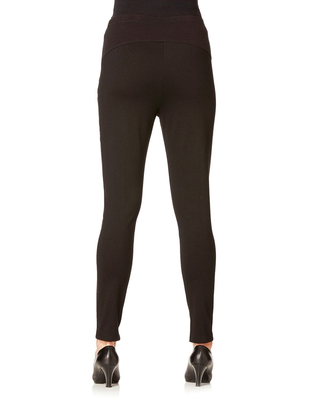 γυναικείο κολάν μαύρο με ένθετα απο δερματίνη - Prénatal