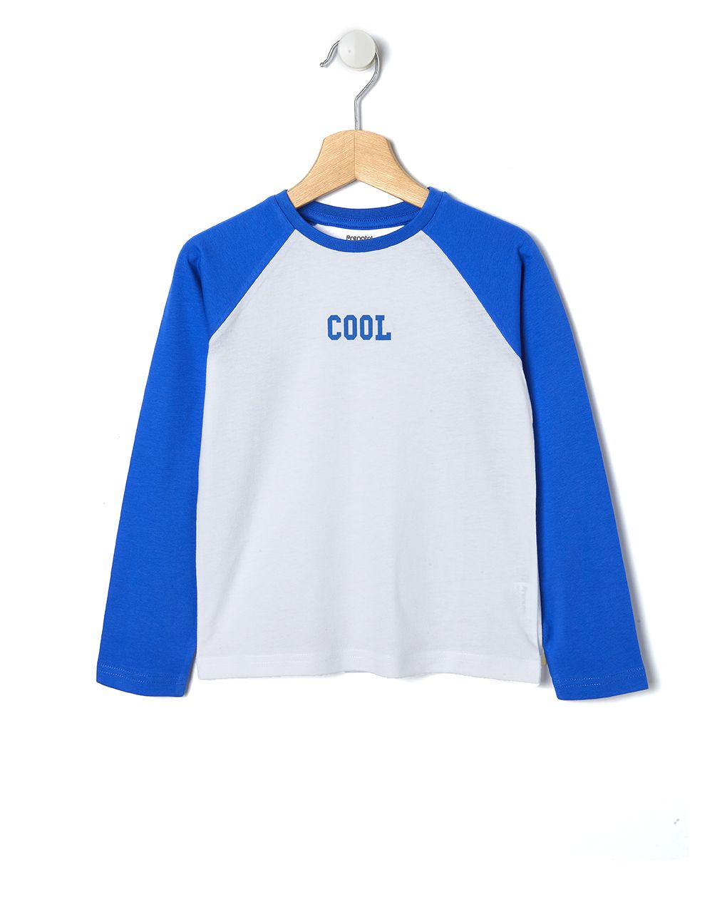 T-shirt basic μπλε-γκρι μεγ.8-9/9-10 ετων - Prénatal