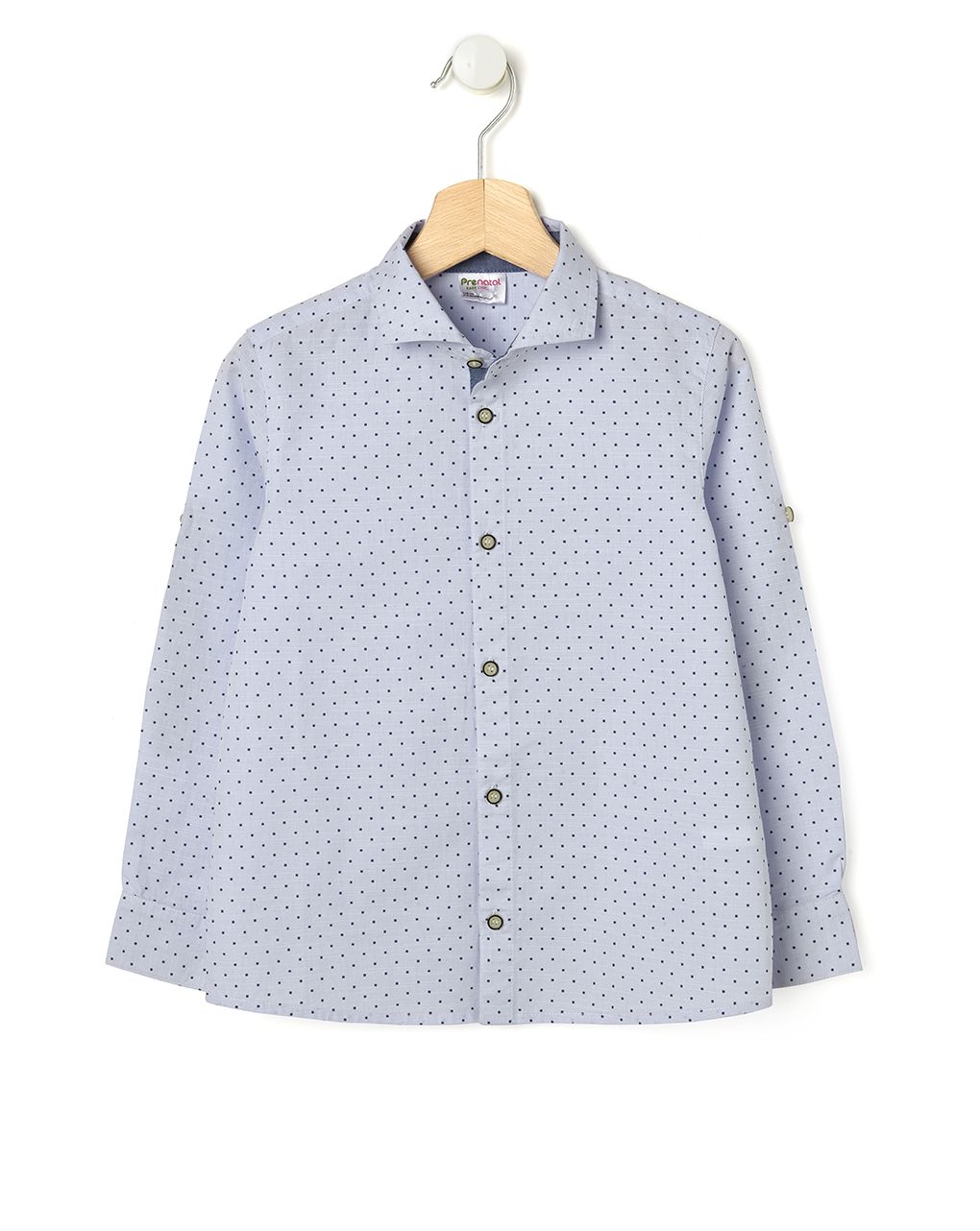 πουκαμισο γαλαζιο elegant - Prénatal
