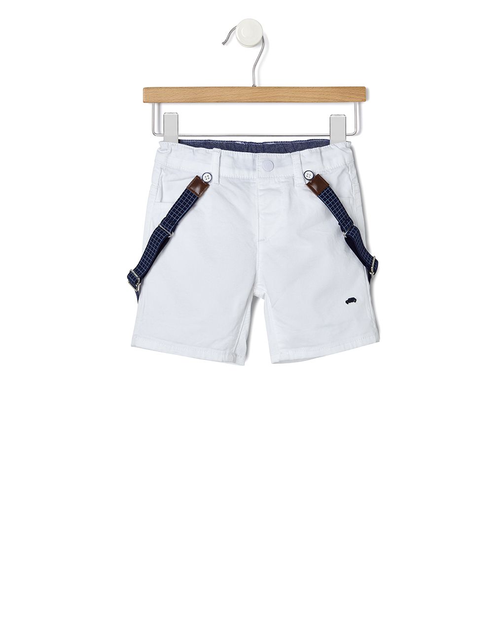 βερμουδα λευκη twill elegant - Prénatal