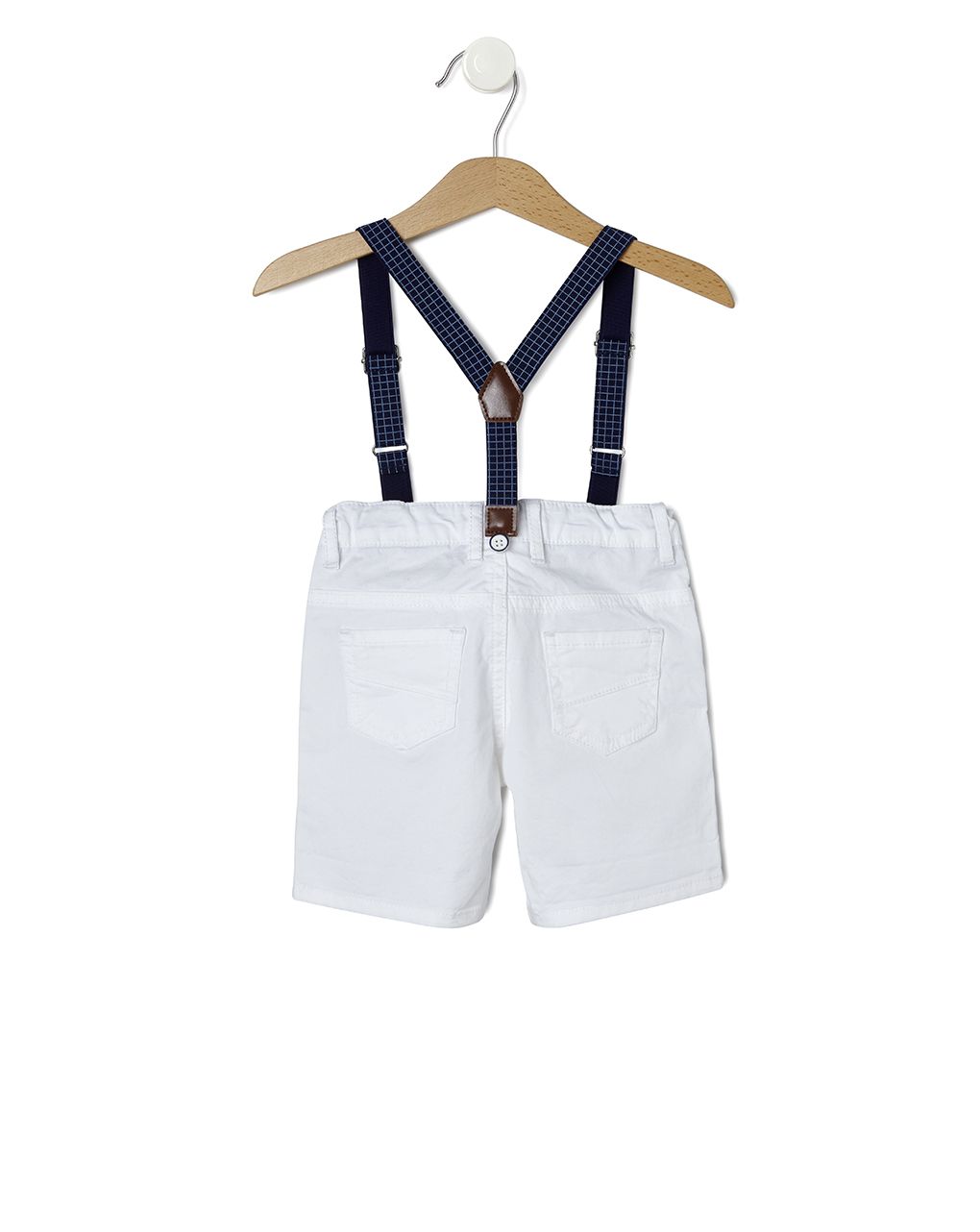 βερμουδα λευκη twill elegant - Prénatal
