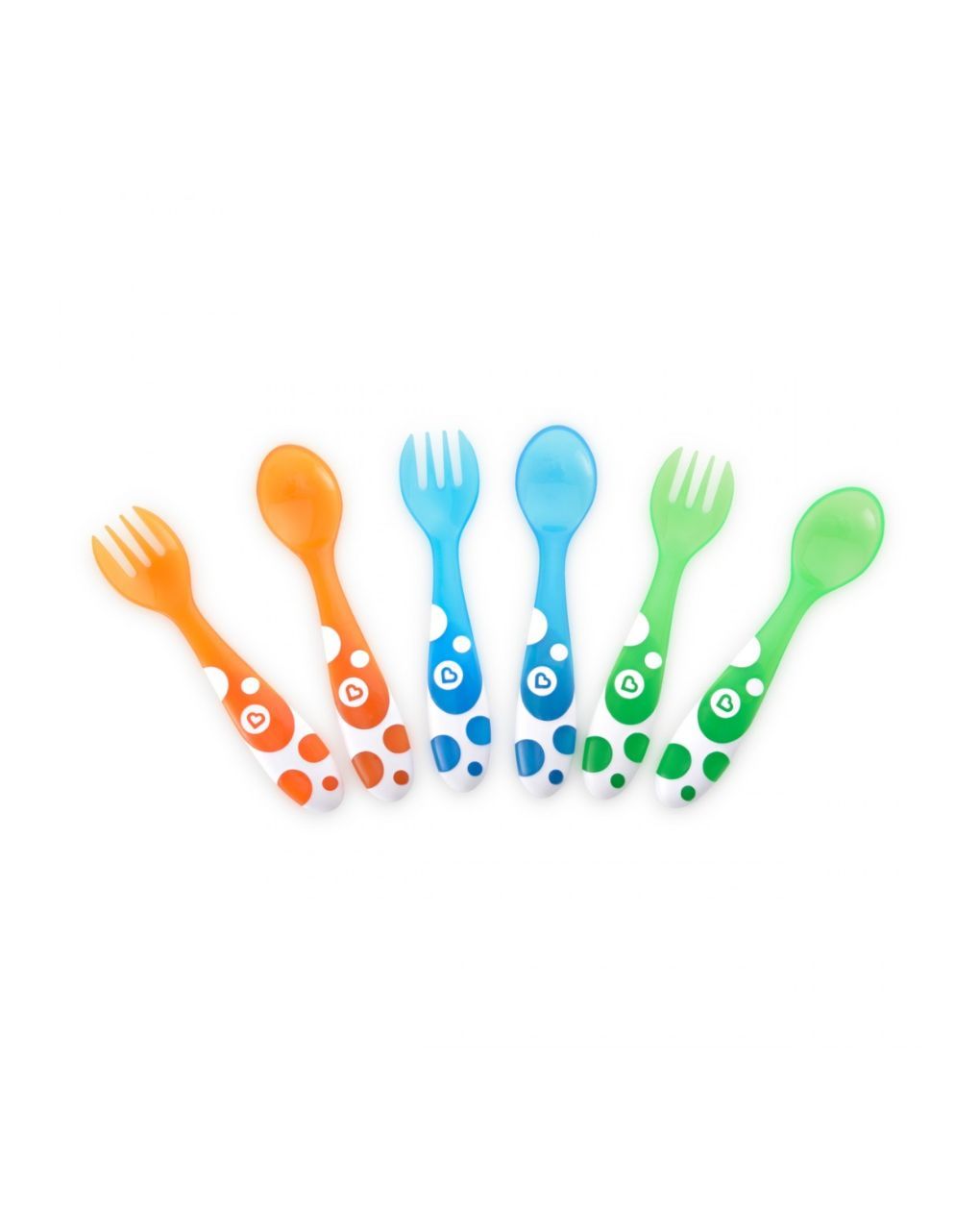 Munchkin multi coloured 6 κουτάλια & πιρούνια 12m+ 11454 - Munchkin