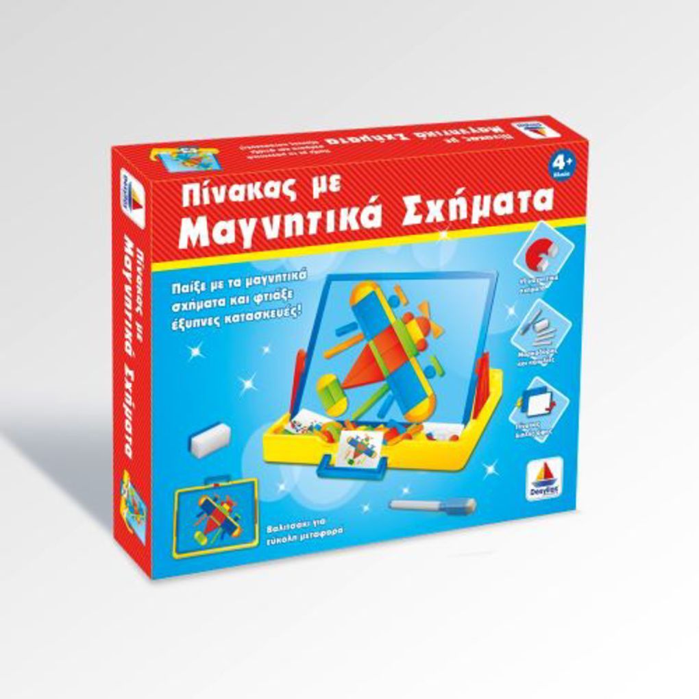 πίνακας με μαγνητικά σχήματα - DESYLLAS GAMES