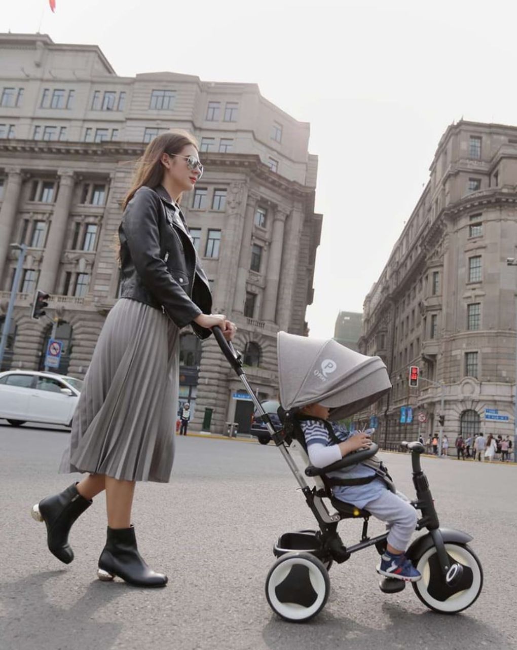 Qplay rito eva wheels σπαστό τρίκυκλο ποδηλατάκι grey 01-1212037-01 - QPLAY