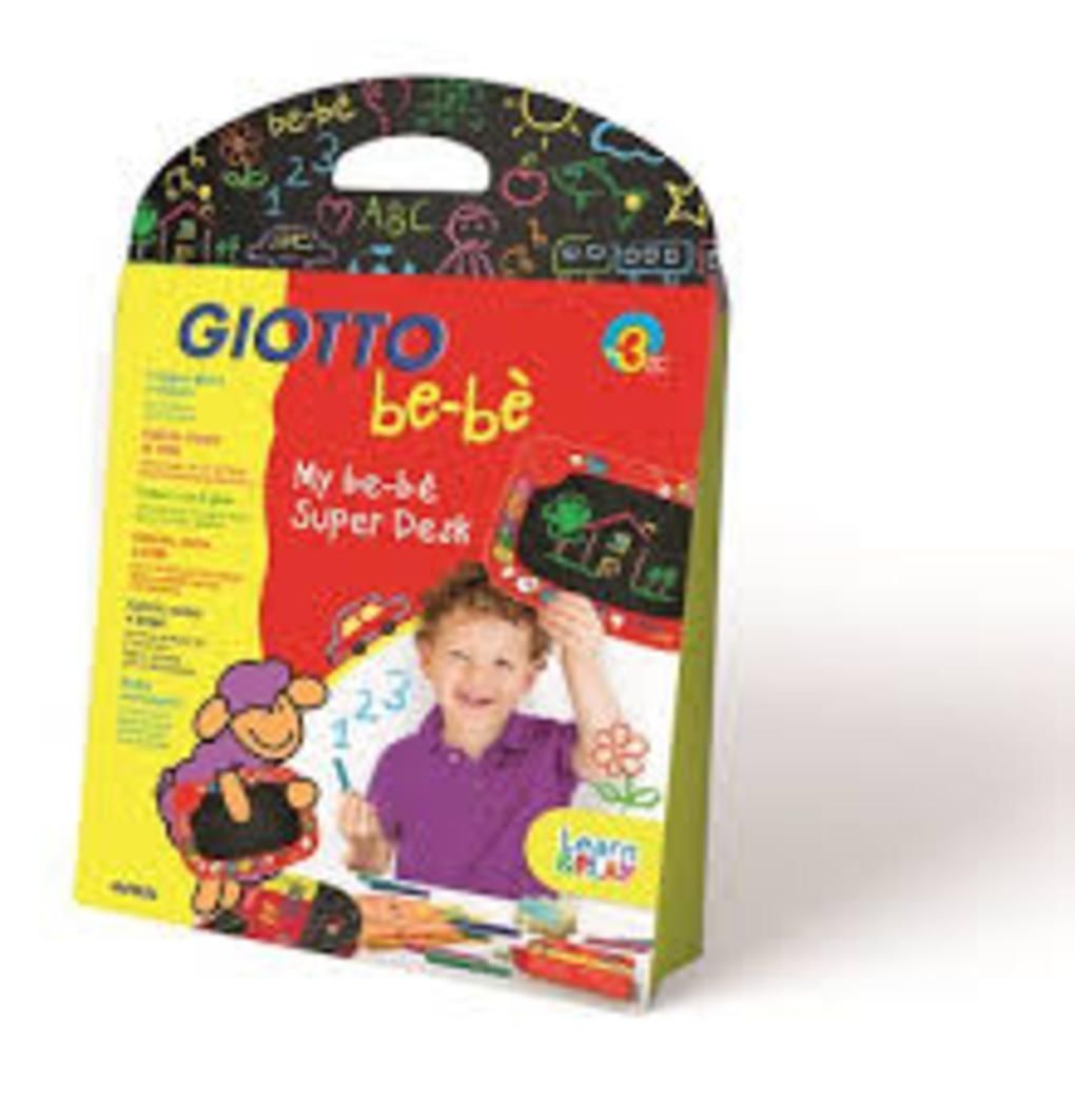 Giotto my be-be super desk μαυροπίνακας με κιμωλίες & σφουγγαράκι - Giotto bebe