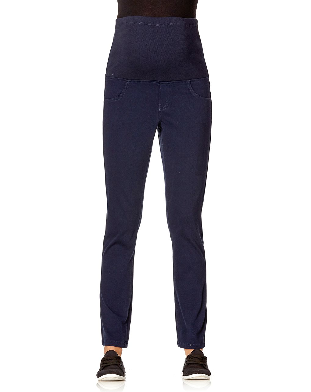 γυναικείο παντελόνι εγκυμοσύνης twill μπλε - Prénatal