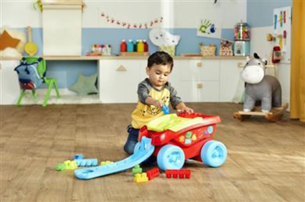 Mega bloks συρομενο καροτσι με τουβλακια - Mega bloks