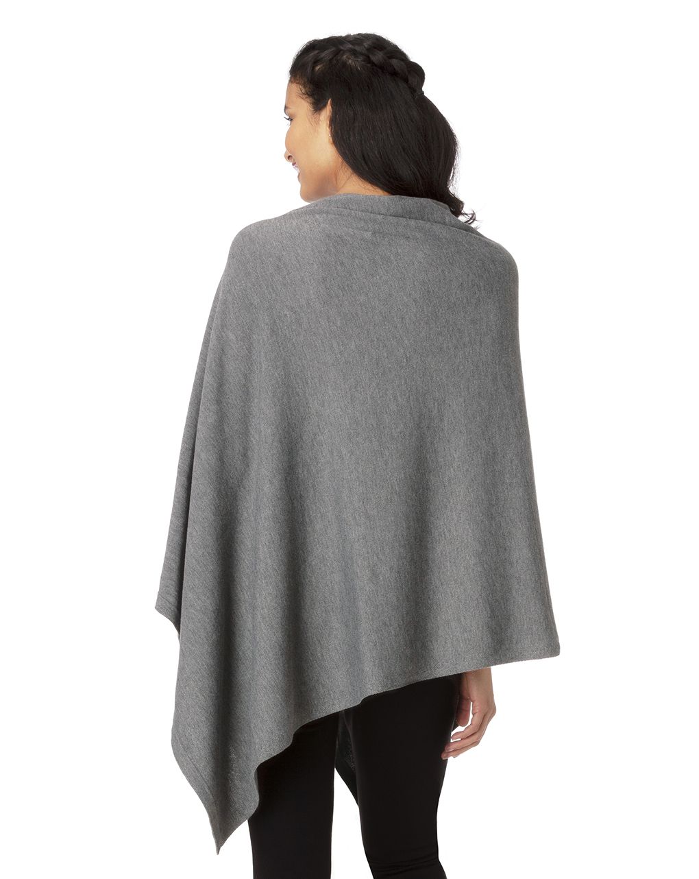 γυναικείο πόντσο γκρι με κουμπιά τρουκς - Prénatal
