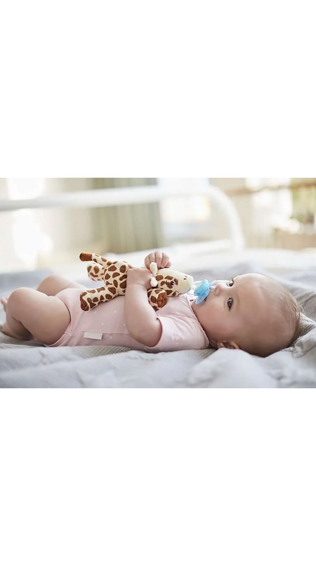 Avent ultra soft snuggle πιπίλα σιλικόνης με ζωάκι αγκαλιάς 0m+ - Philips Avent