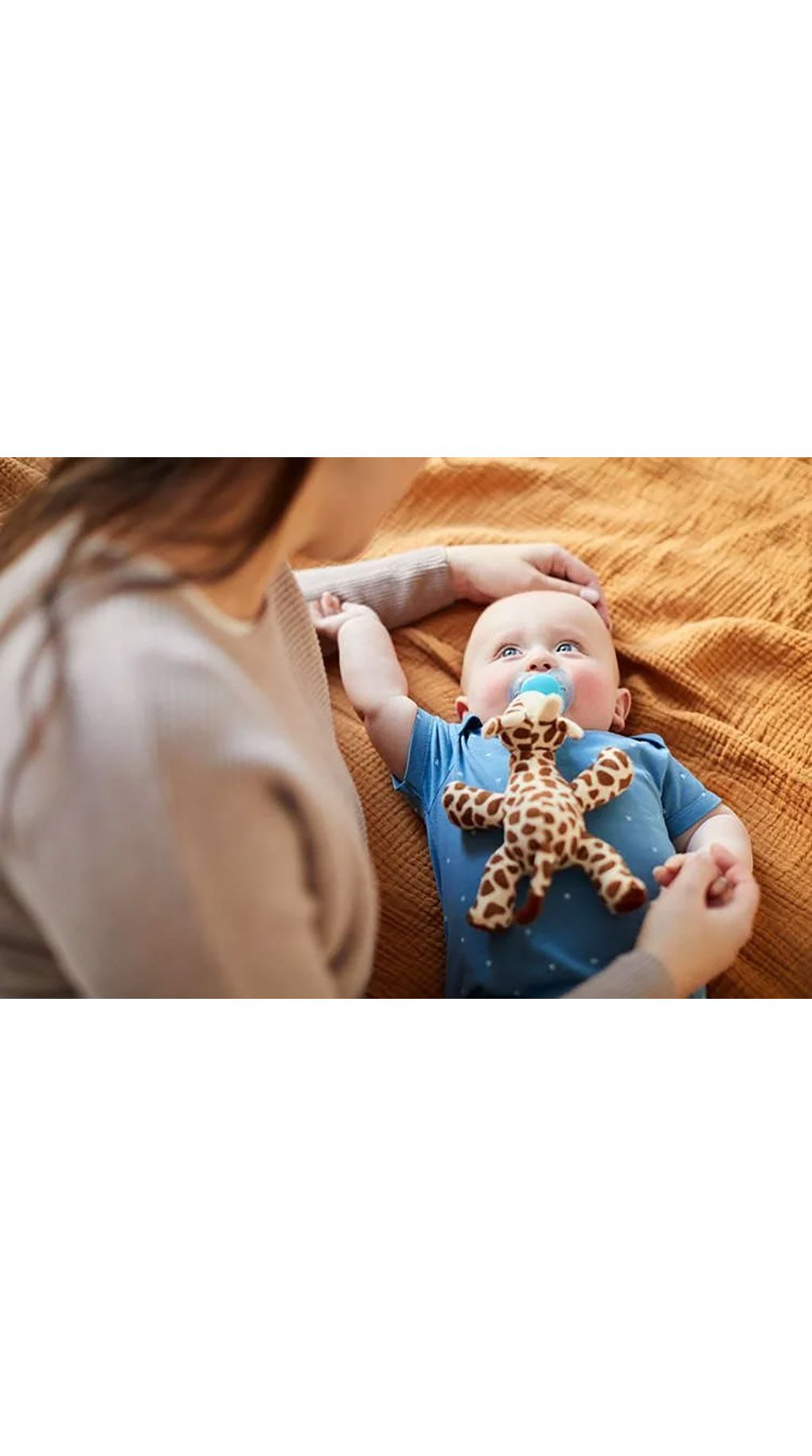 Avent ultra soft snuggle πιπίλα σιλικόνης με ζωάκι αγκαλιάς 0m+ - Philips Avent
