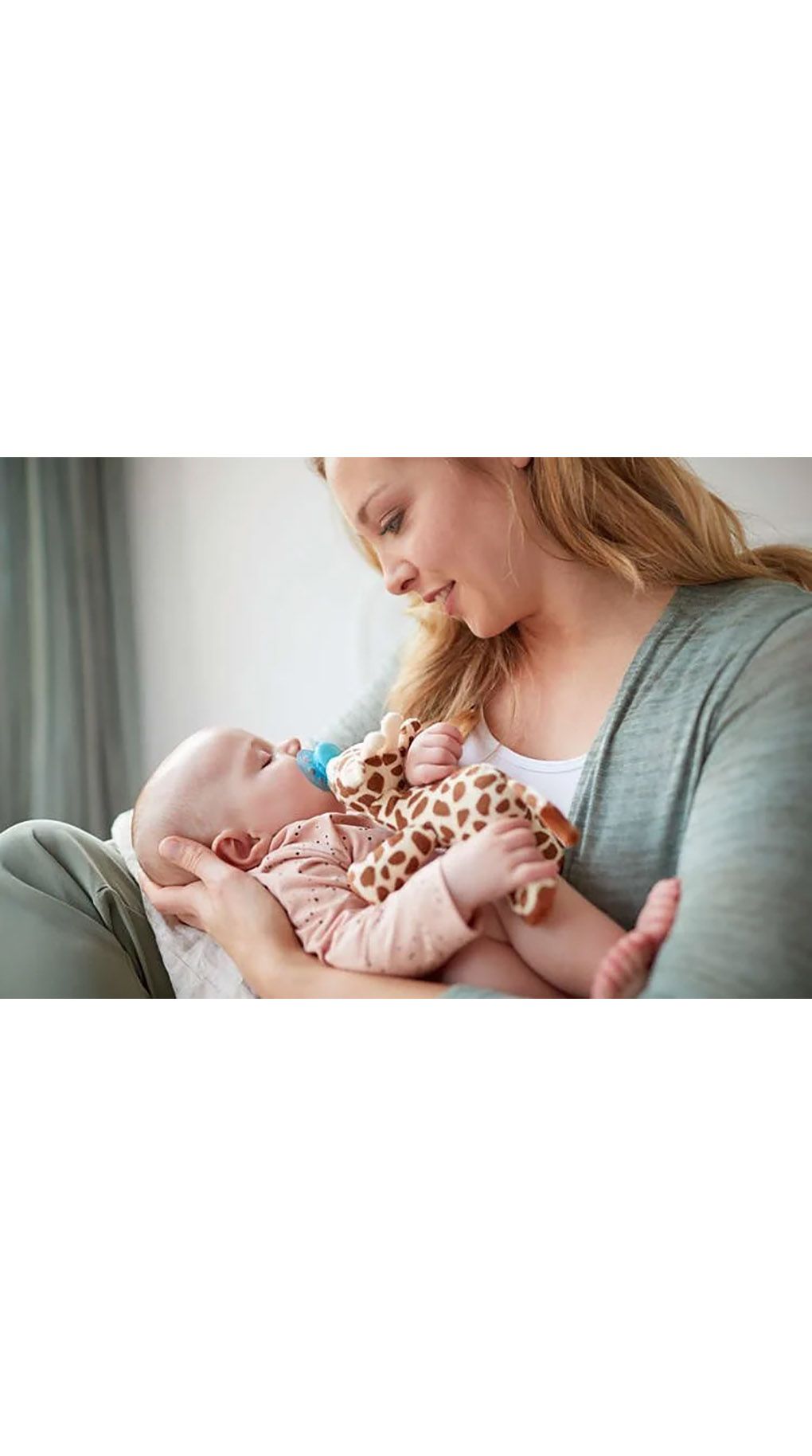 Avent ultra soft snuggle πιπίλα σιλικόνης με ζωάκι αγκαλιάς 0m+ - Philips Avent