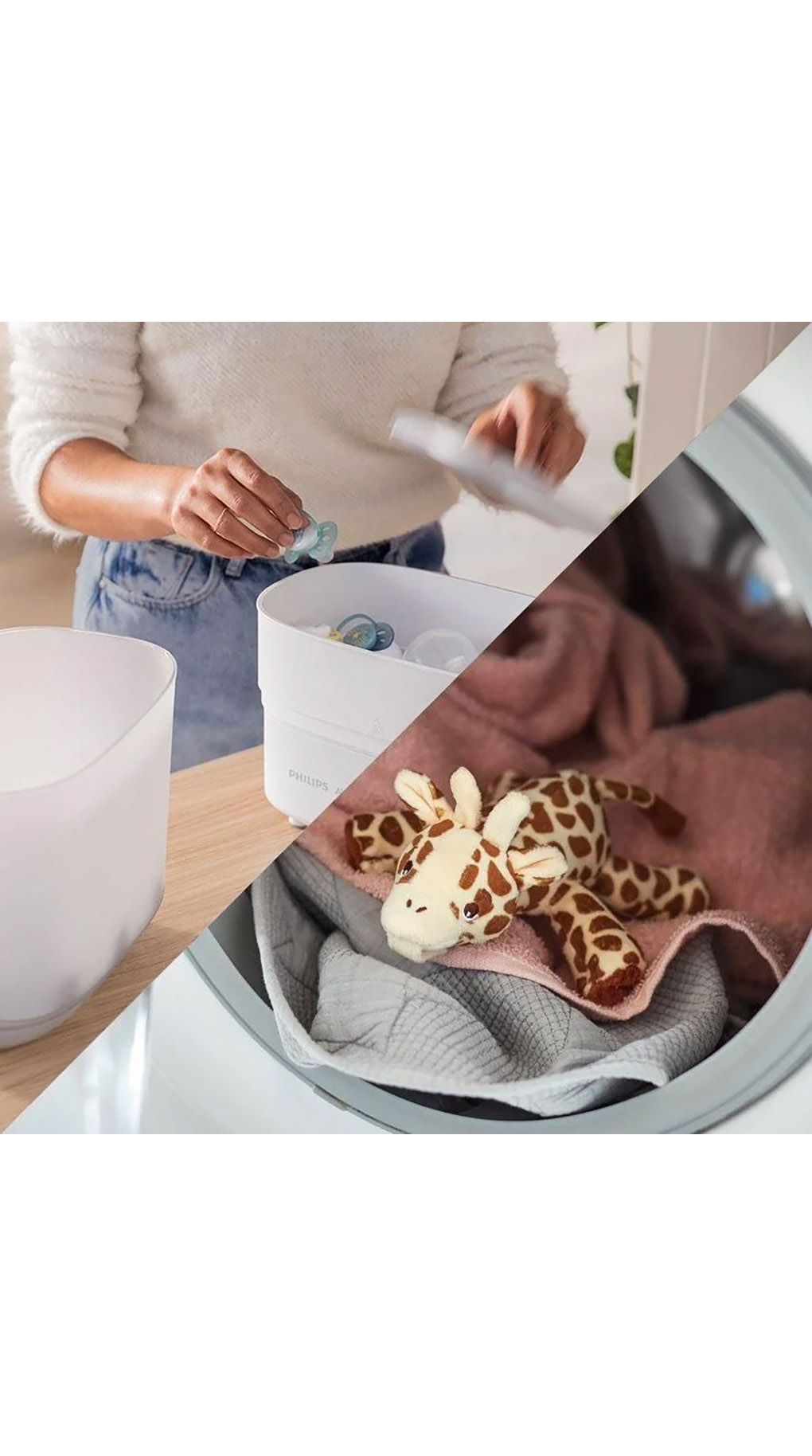 Avent ultra soft snuggle πιπίλα σιλικόνης με ζωάκι αγκαλιάς 0m+ - Philips Avent