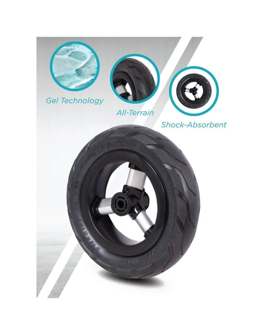 Qplay rito air gel wheels κόκκινο - σπαστό τρίκυκλο ποδηλατάκι 01-1212040-02 - QPLAY