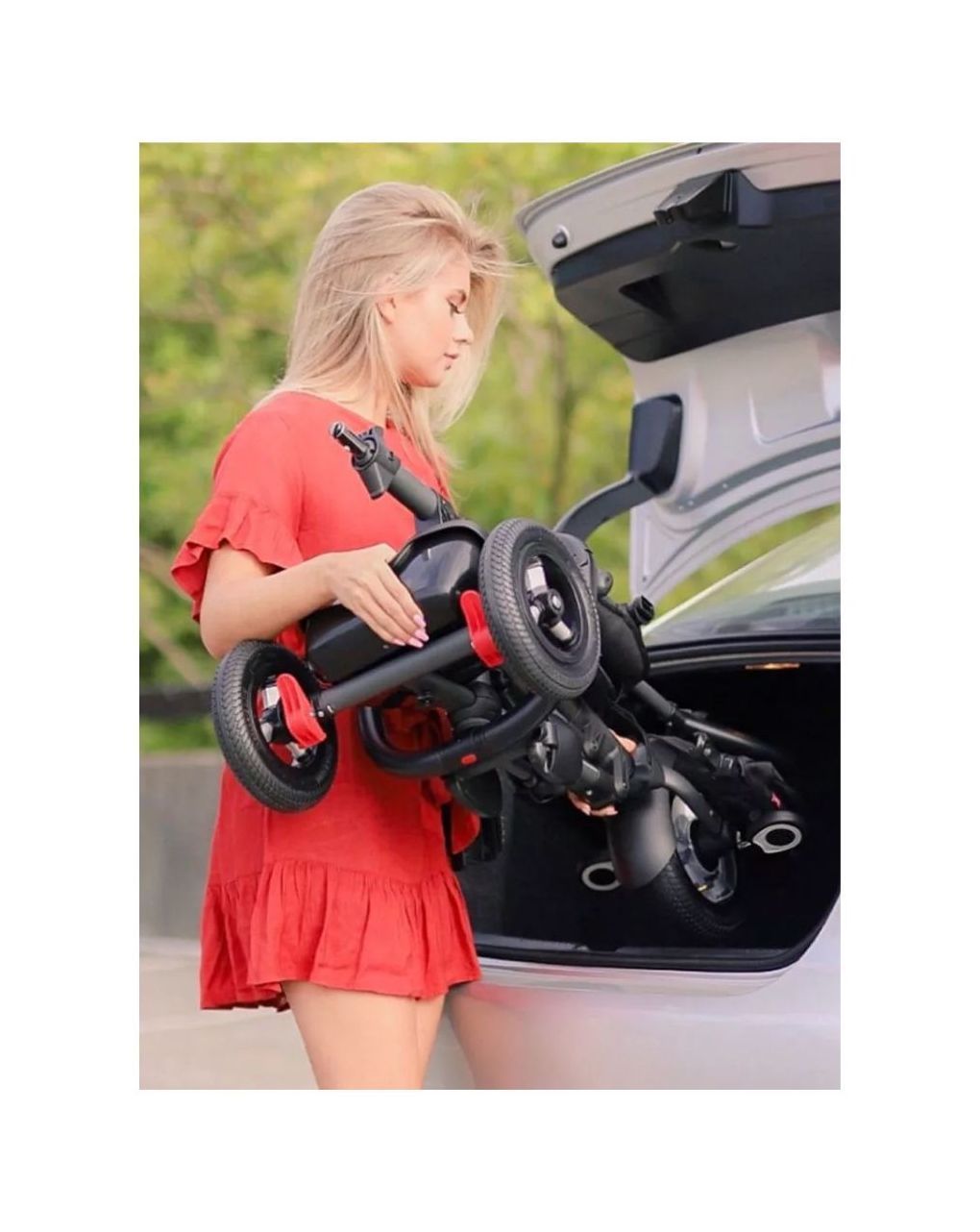 Qplay rito air gel wheels green blue - σπαστό τρίκυκλο ποδηλατάκι 01-1212040-03 - QPLAY