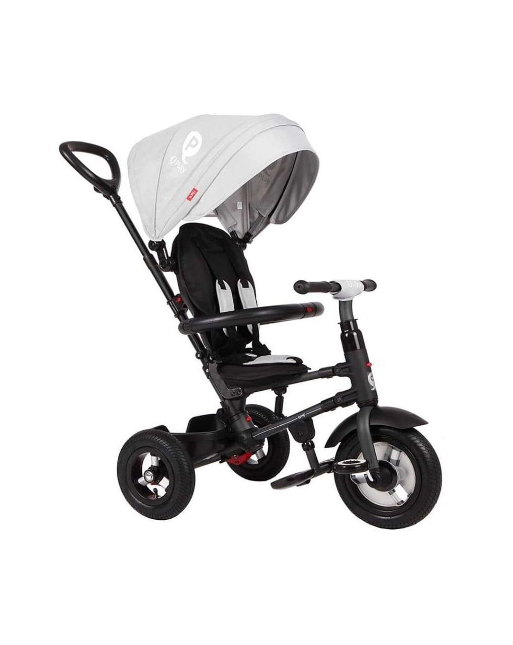 Qplay rito air gel wheels σπαστό τρίκυκλο ποδήλατο γκρι 01-1212040-01 - QPLAY