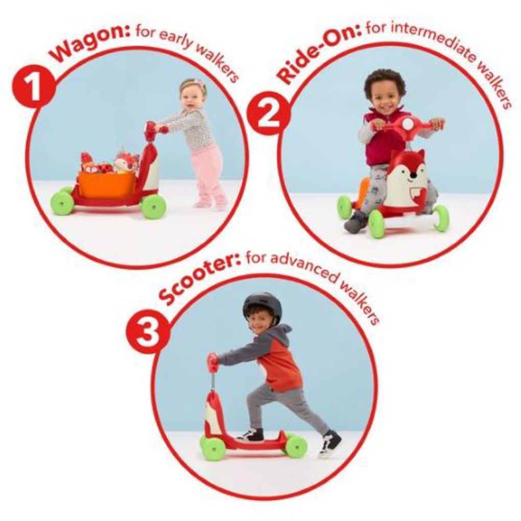 πατινι zoo ride - on toy fox - SKIP HOP