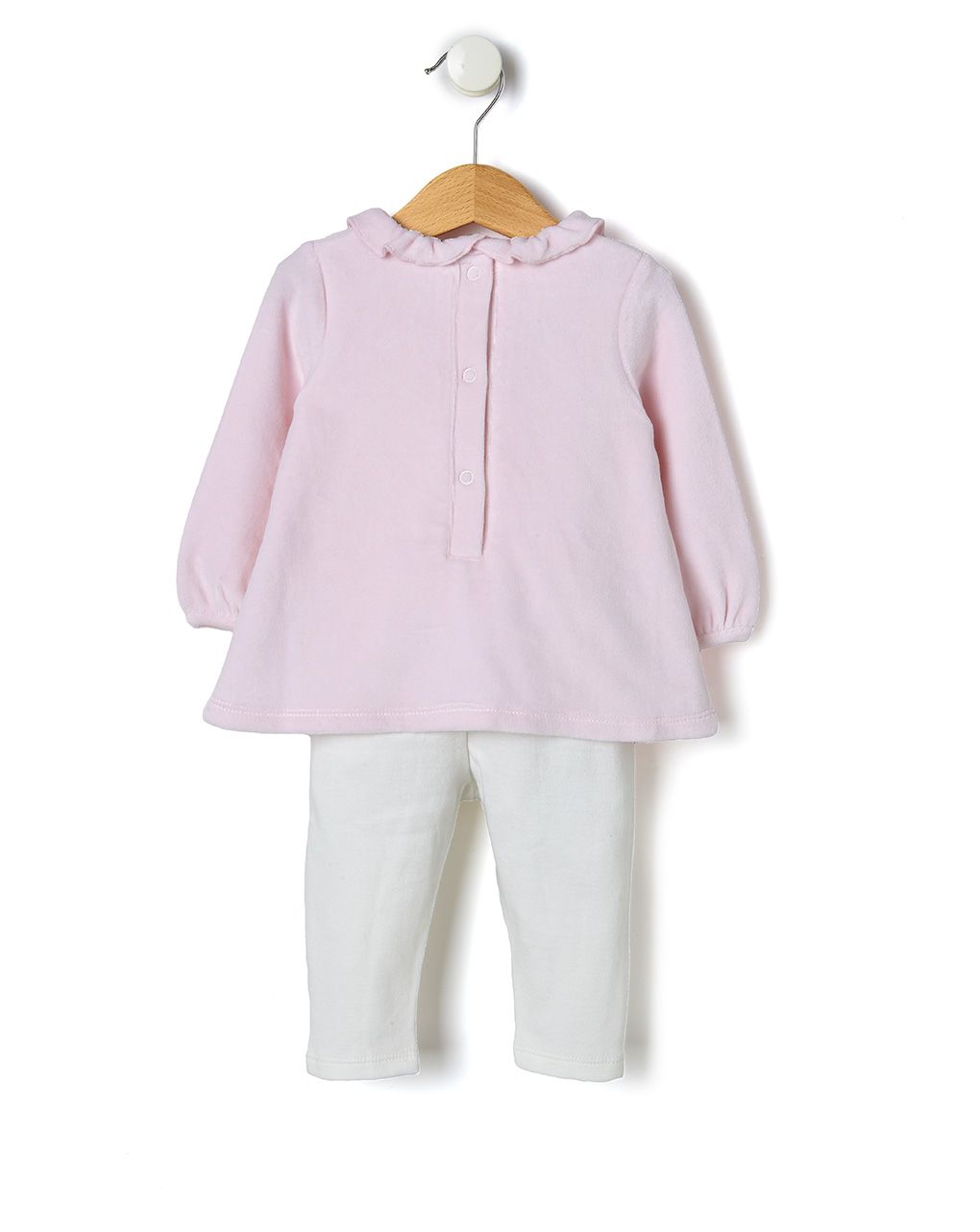 φορμάκι σενίλ με όψη φορέματος ροζ για κορίτσι - Prénatal