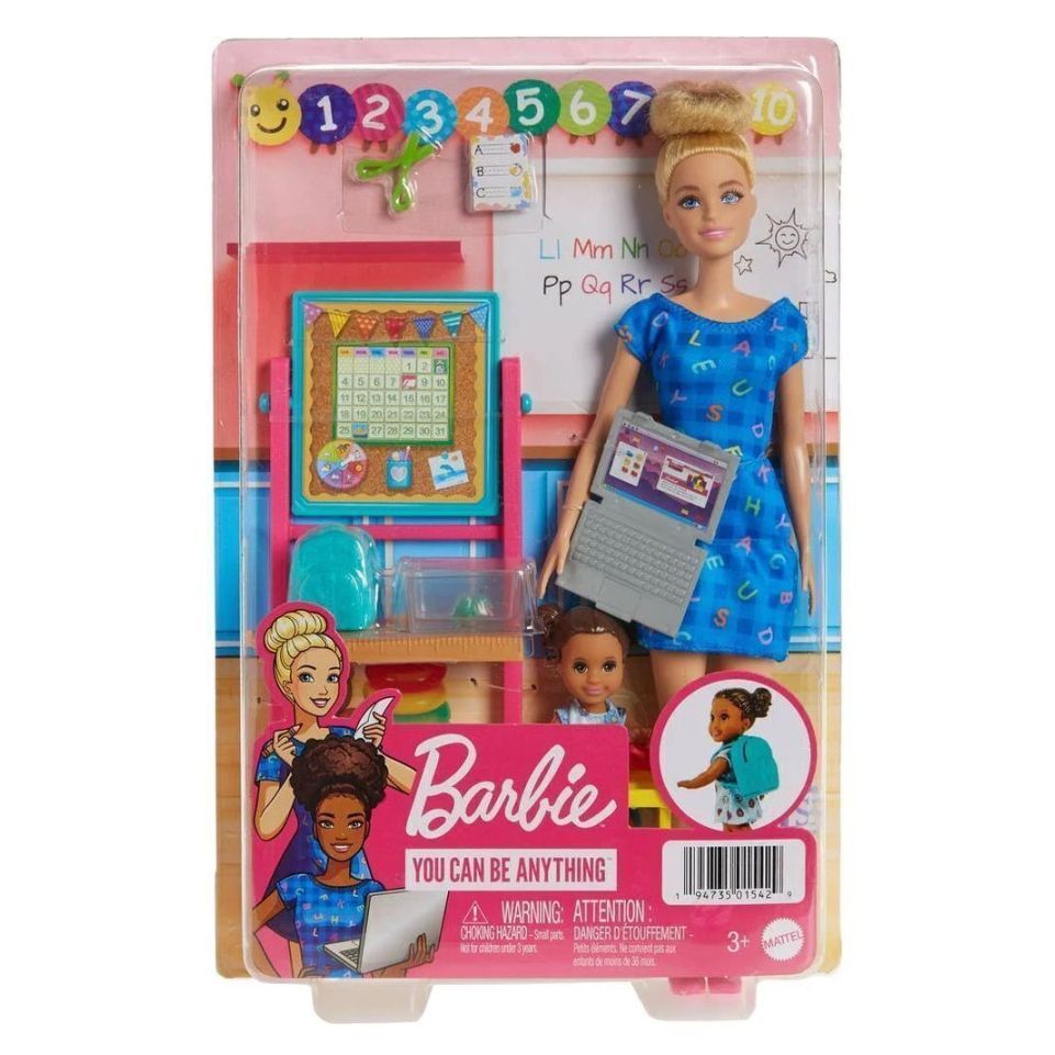 Mattel barbie σετ επαγγέλματα με παιδάκια και ζωάκια σχέδια dhb63 - Barbie