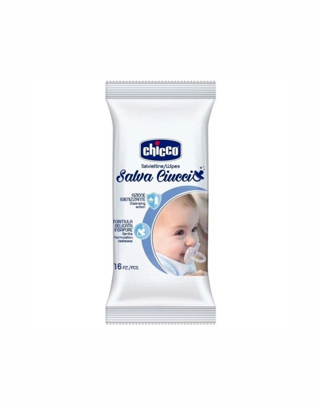 Chicco μαντηλάκια αποστείρωσης μιας χρήσης 16τμχ d10-07921-00 - Chicco