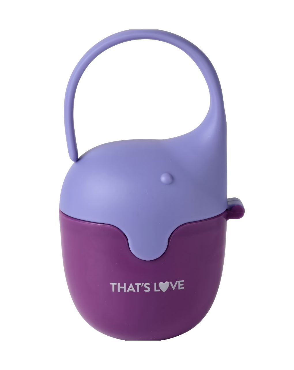 That's love - θήκη για πιπίλα λιλά