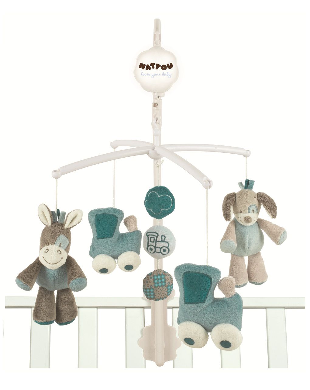 Nattou περιστρεφόμενο παιχνίδι gaston & cyril - Nattou