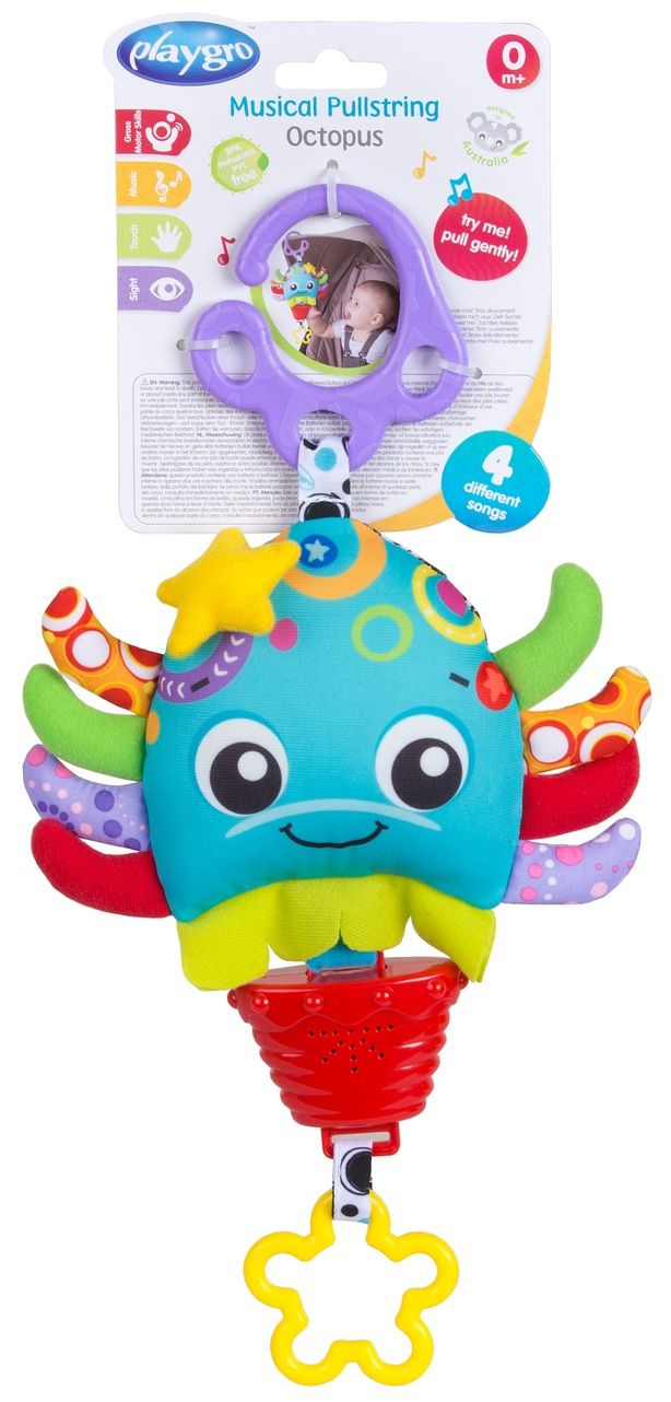 κρεμαστό μελωδικό χταπόδι playgro - Playgro