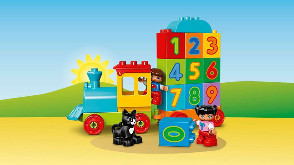 Lego duplo τρενακι με αριθμους - LEGO