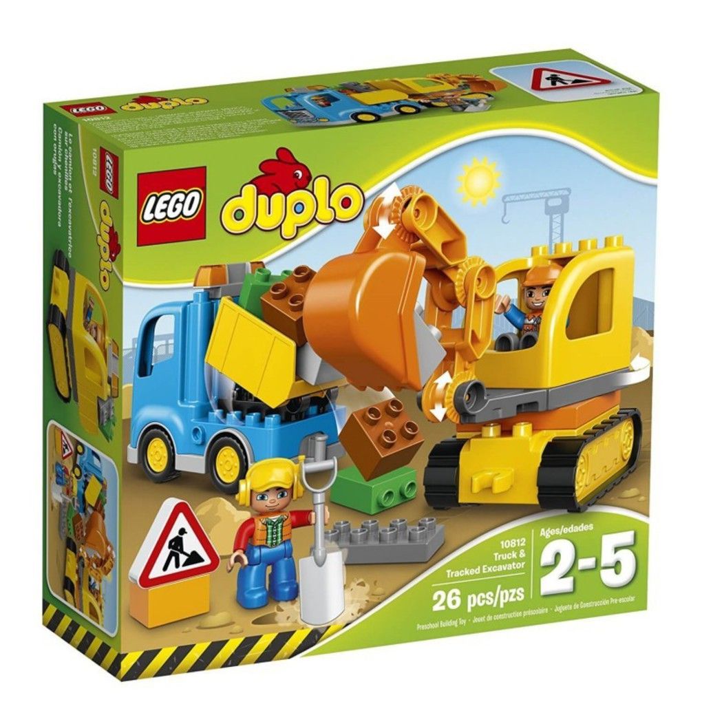 Lego duplo φορτηγό και ερπυστριοφόρος εκσκαφέας - LEGO