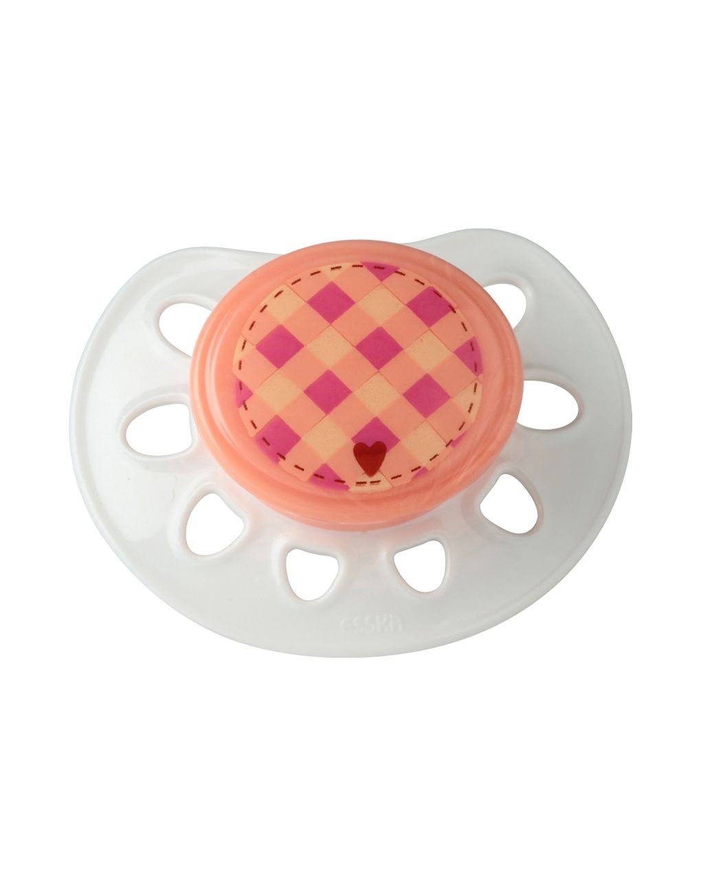 That's love - πιπίλες σιλικόνης 6-12 μηνών 2τμχ, ροζ/λευκό - That's Love