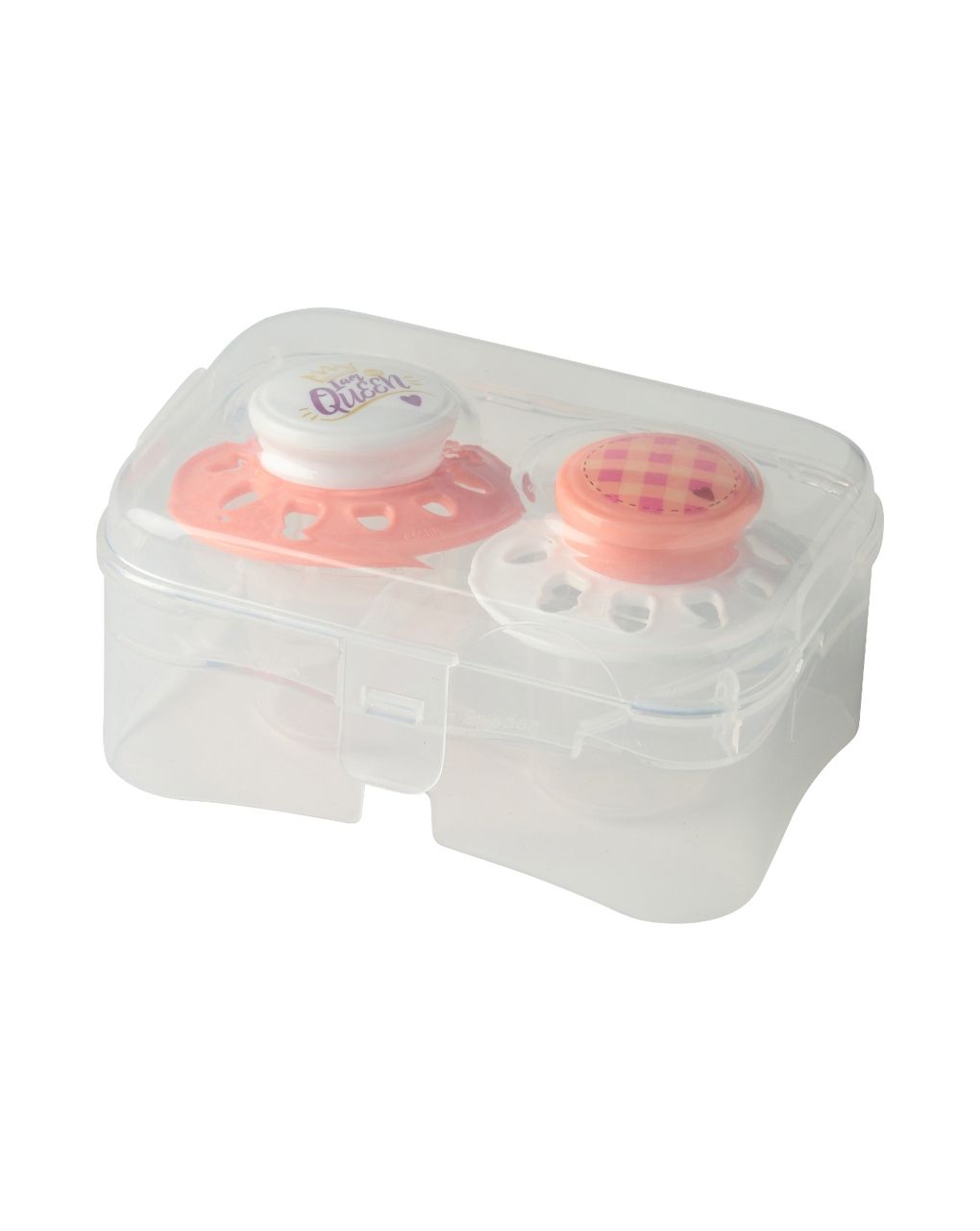 That's love - πιπίλες σιλικόνης 6-12 μηνών 2τμχ, ροζ/λευκό - That's Love