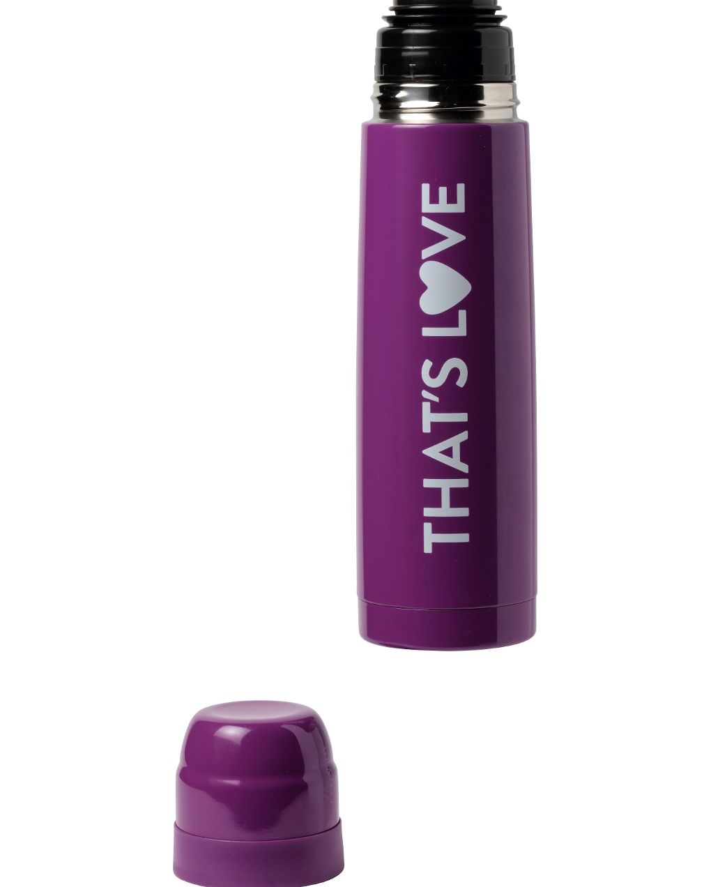 θερμός για υγρά 500ml μοβ - That's Love