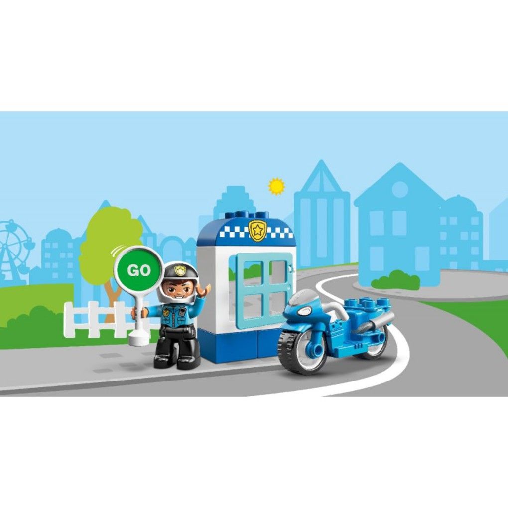 Lego duplo town αστυνομική μοτοσικλέτα - LEGO