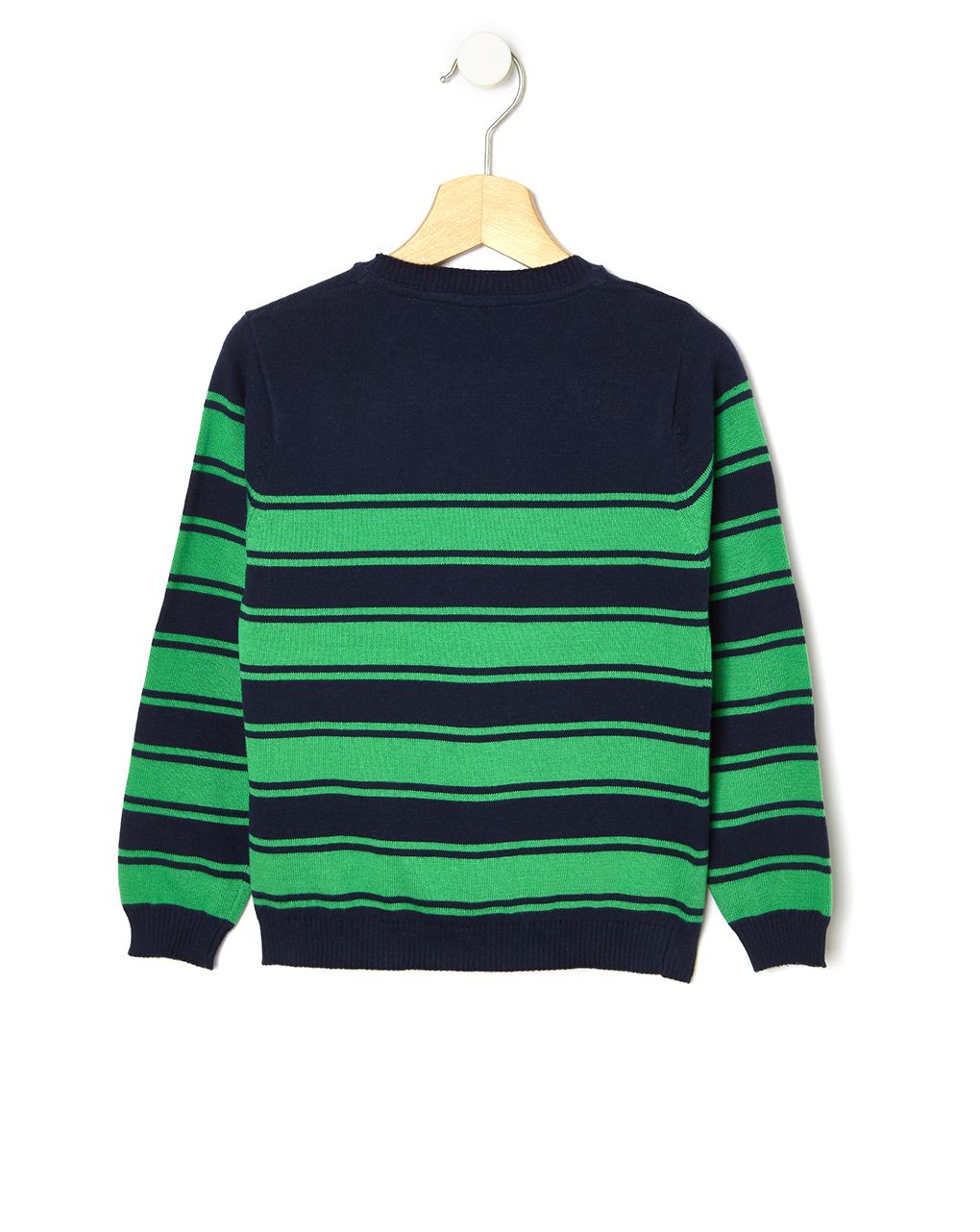 πλεκτή μπλούζα μπλε με ρίγες - Prénatal