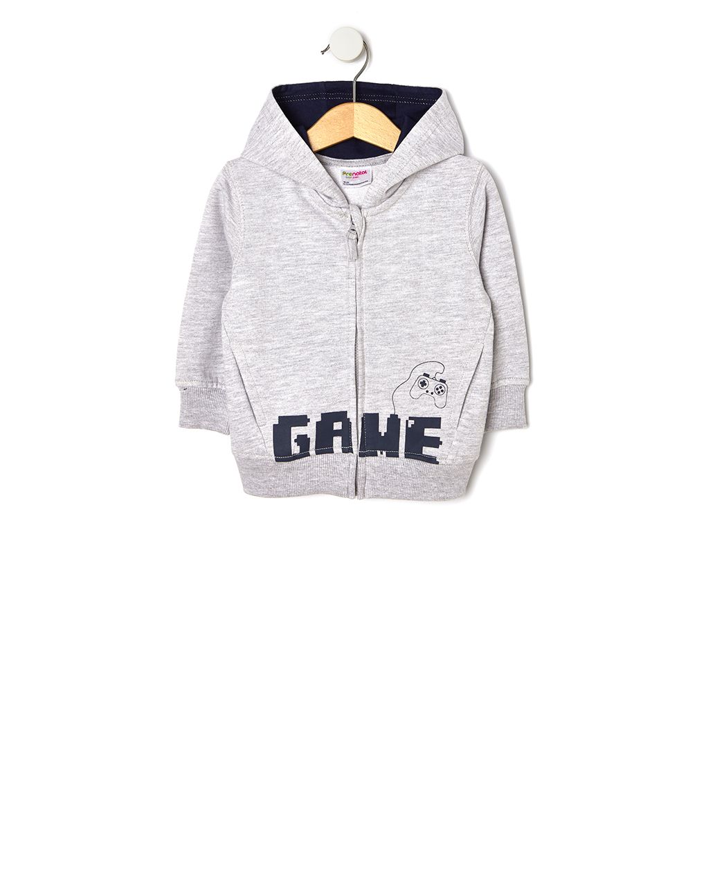 ζακέτα φόρμας με κουκούλα για αγόρι 641896 - Prénatal