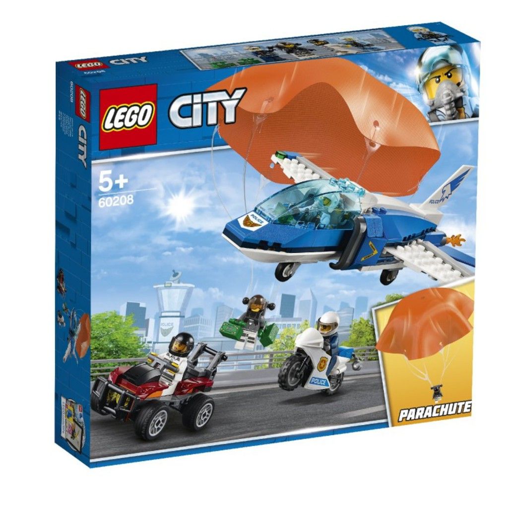 Lego city σύλληψη με αλεξίπτωτο της εναέριας αστυνομίας - LEGO