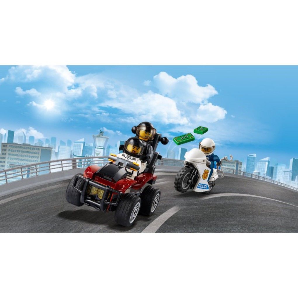 Lego city σύλληψη με αλεξίπτωτο της εναέριας αστυνομίας - LEGO