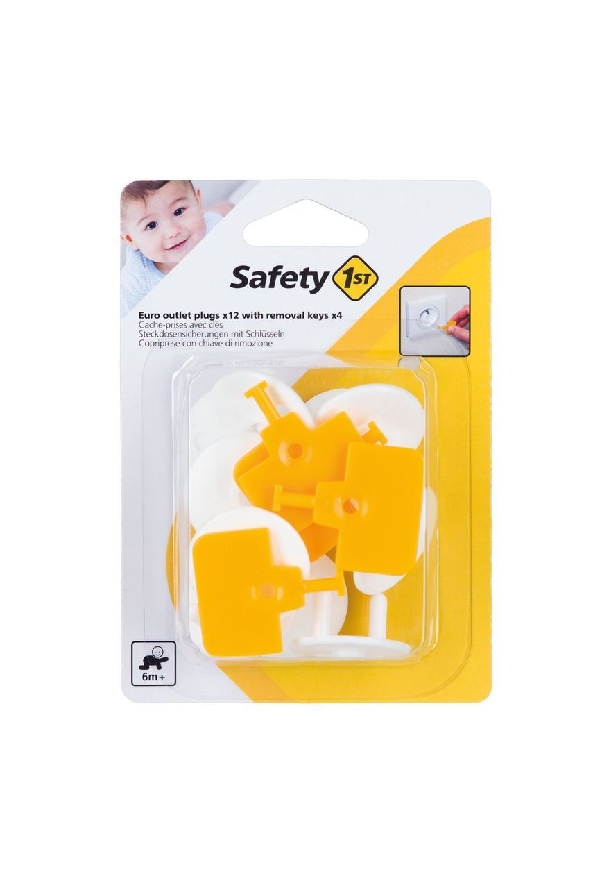 ασφαλεια πριζας  (12 τμχ) με 4 κλειδια - Safety 1st