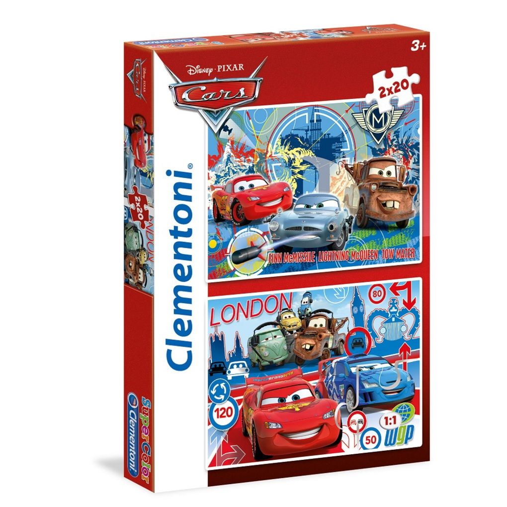 Puzzle 2χ20 s.c. disney- cars 2 - Clementoni