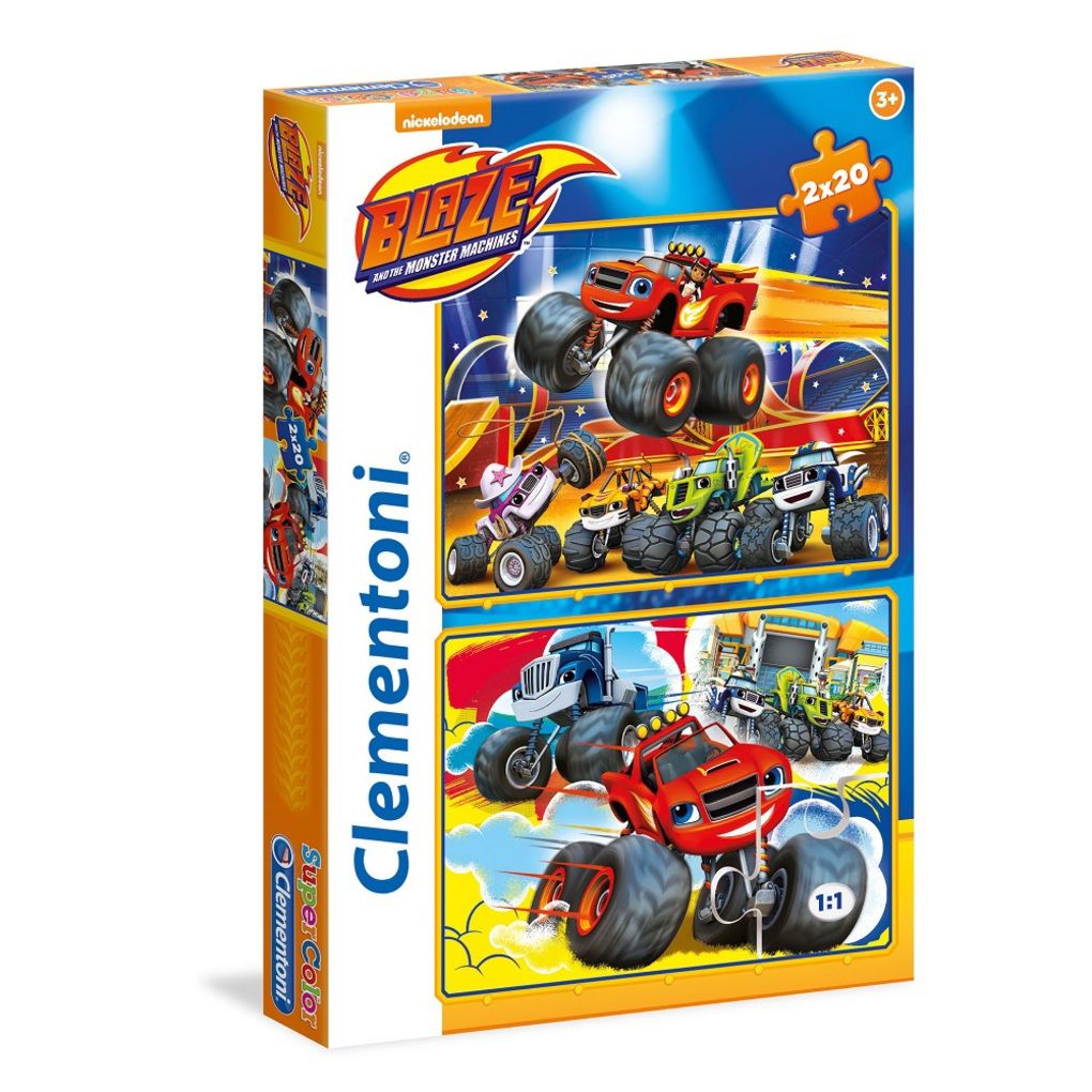 Puzzle 2x20 s.c. ο μπλειζ και οι φιλοι του - Clementoni