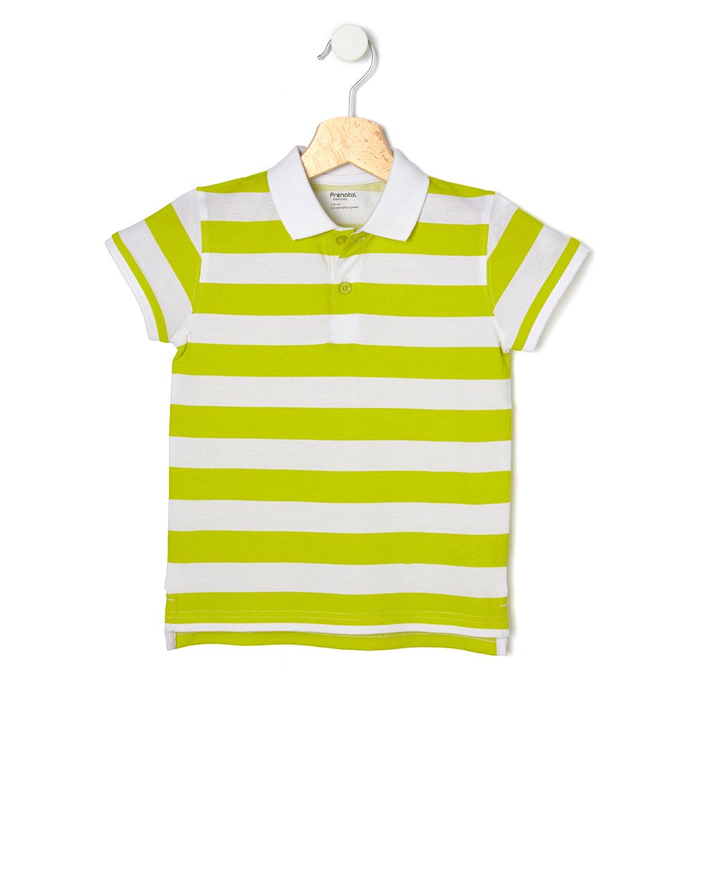 μπλούζα κοντομάνικη πόλο πικέ ριγέ για αγόρι - Prénatal