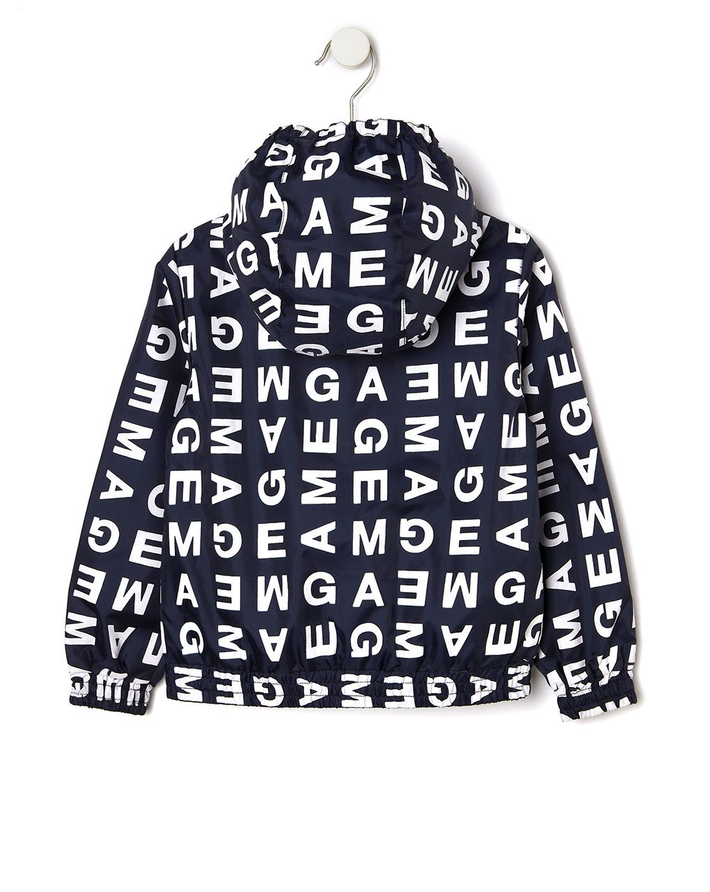 μπουφάν νάιλον μπλε με στάμπες για αγόρι - Prénatal