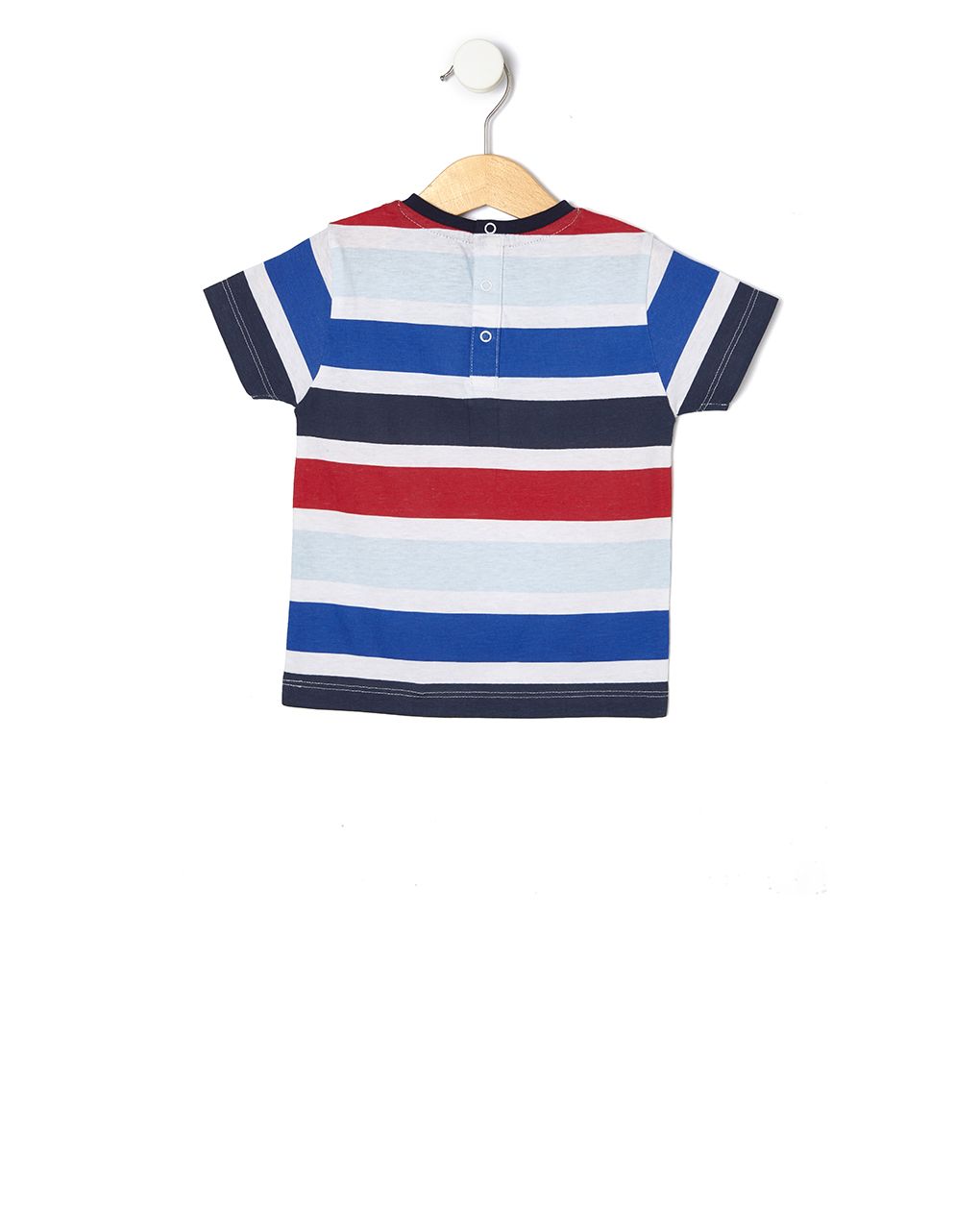 T-shirt βαμβακερό ριγέ για αγόρι - Prénatal