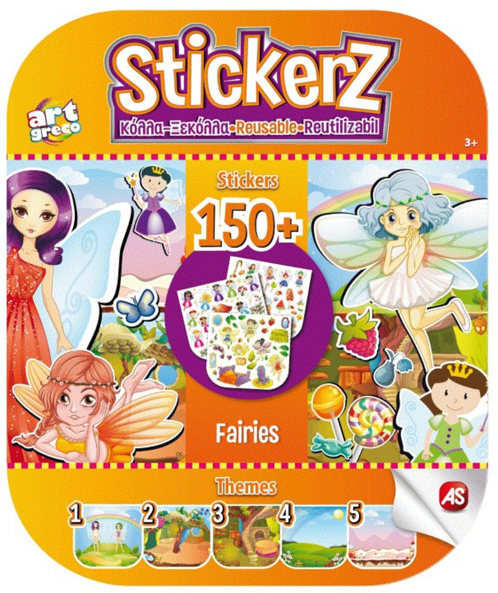 αυτοκολλητα stickerz κολλα-ξεκολλα-οι νεραιδες μου - AS Company