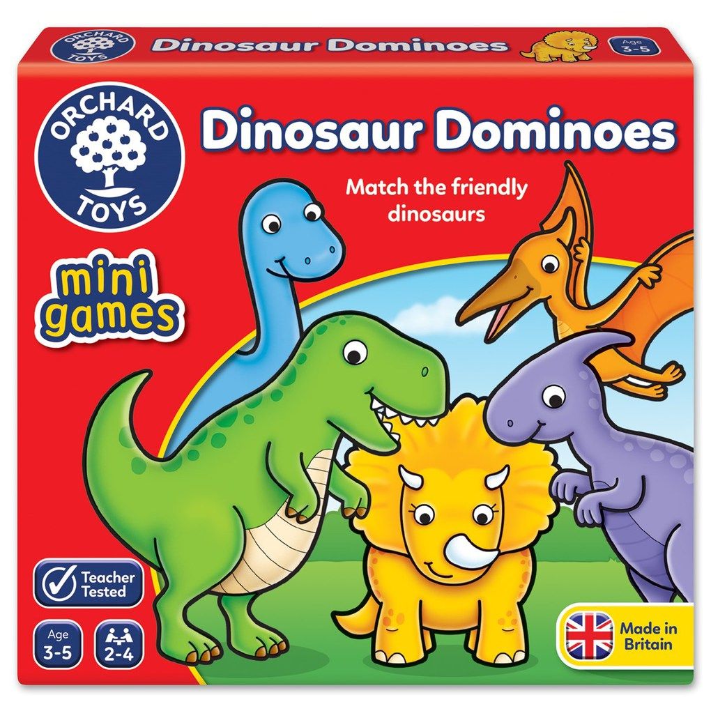 Orchard toys dinosaur dominoes mini game - ORCHARD TOYS